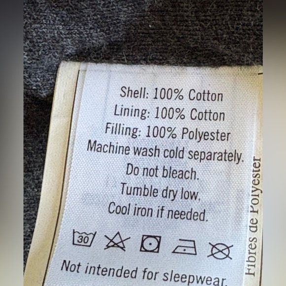 Janie and Jack Kids Herringbone Puffer Vest Grey Lined Snap Front Close Size 3-4 - Picture 5 of 10